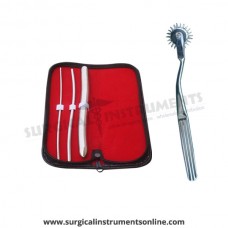 Hegar uterine dilator 3 pieces set,3-4, 5-6, 15-16, wartenberg pinwheel